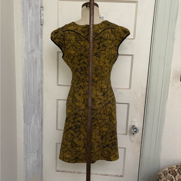 Nooworks Abstract Geometric Fit Flare Pocket A Line Mini Dress Size XL - Picture 5 of 9